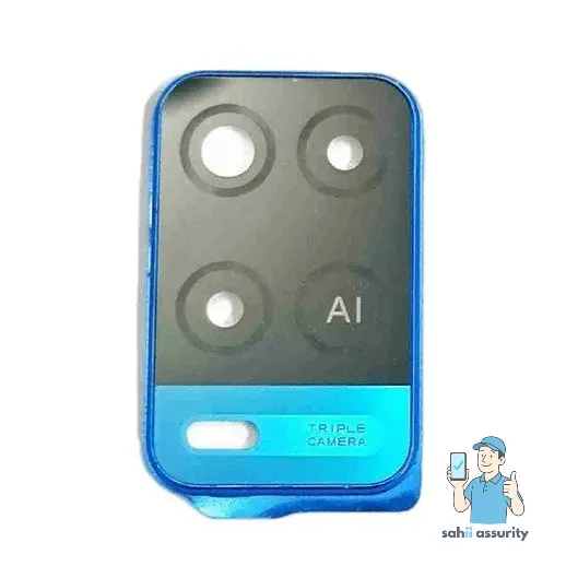 Camera Lens Glass with Frame for Oppo A54 Blue thumbnail